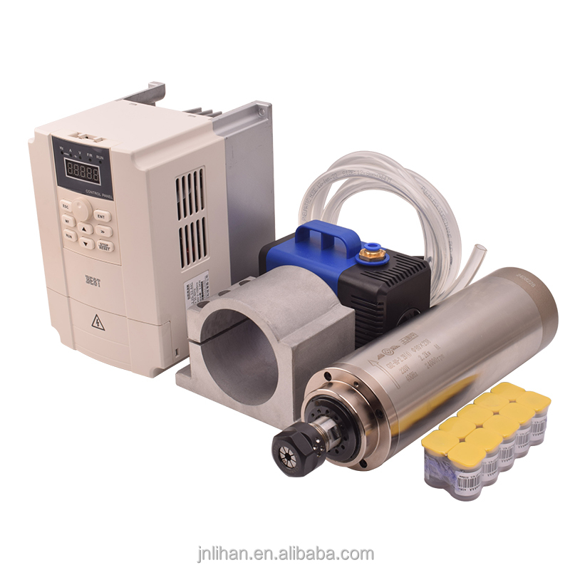 GDZ 2.2KW 220V Kit Inverter VF - 2.2Kw Water Cooled Spindle Kit Vfd ulasan dan harga